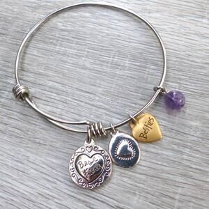 BEST FRIENDS charm bracelet, Belk Silverworks